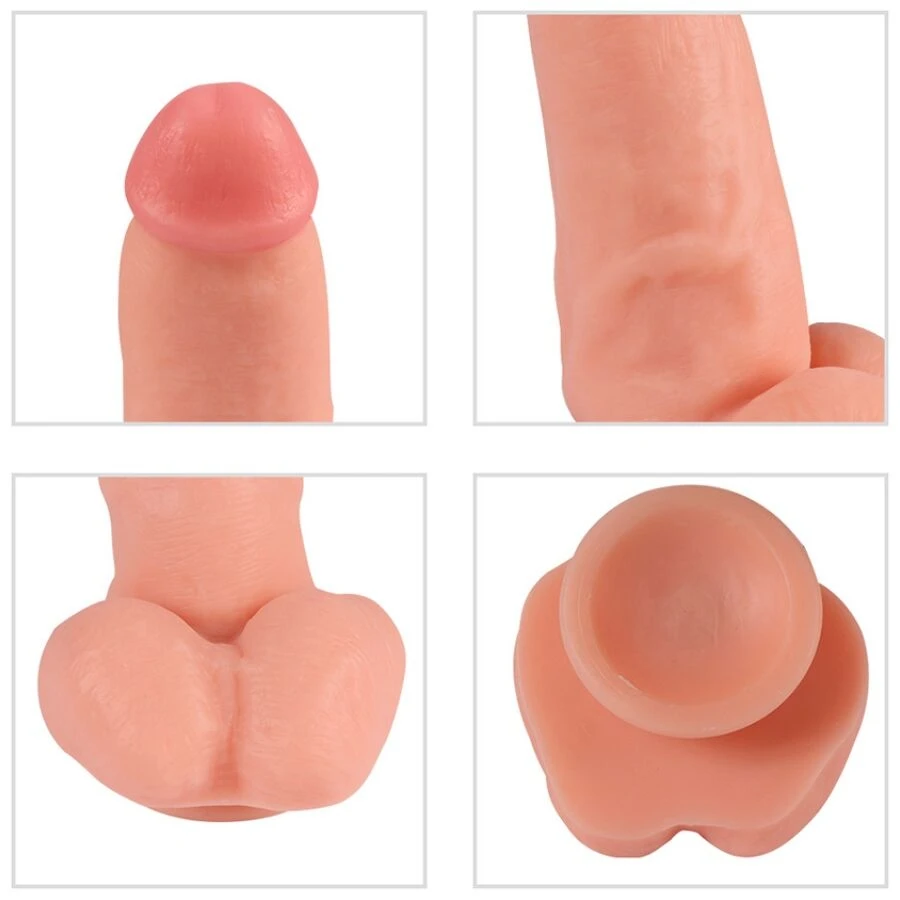 SHEQU - RED EAGLE WIBRATOR DILDO Z PILOTEM 17 CM